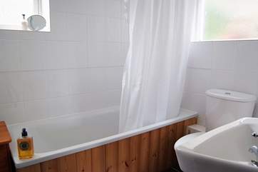 The bathroom.