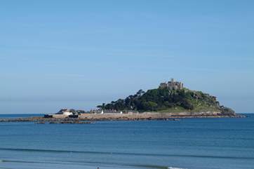 St Michael's Mount is just four miles away.