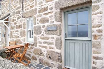 Enjoy a coffee on the front terrace.