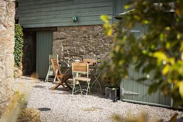 To the rear of the cottage is the private courtyard which can be a real sun-trap.