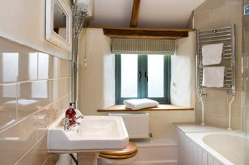 The bathroom is delightful.