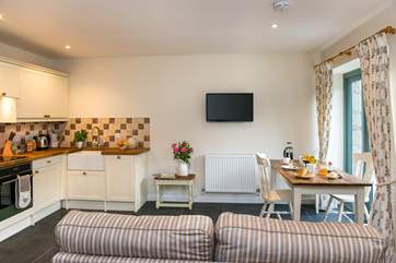 The open plan living area is very comfortable.