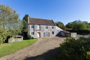 Another view of the setting for The Hayloft. The owner's farmhouse is just out of shot to the right of this picture.