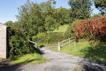 This is the entrance to the farm.