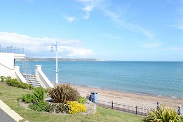 The Jurassic Coast forms part of Weymouth bay.