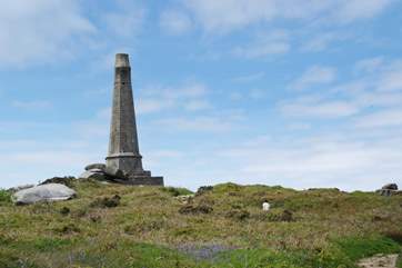 Carn Brea monument is worth the climb to take a closer look.
