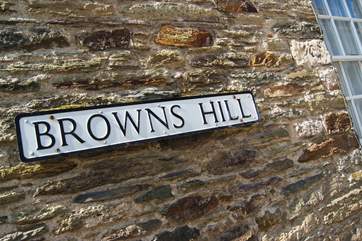 Lots of stone cottages in picturesque Fowey.