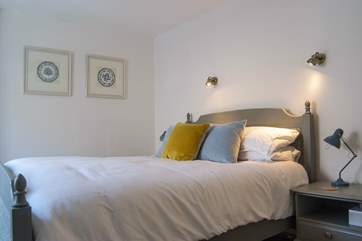 Bedroom 1 has a 5' double bed.