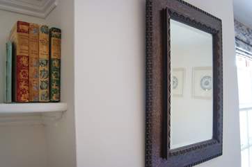 The cottage is a wonderful mix of vintage finds and modern necessities.