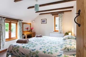 Bedrom 2 has 'zip and link' beds and can be made up as a 6'double bed or two 3' single beds.