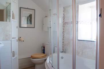The bathroom is on the first floor.