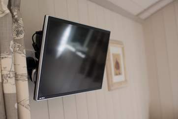 There is even a TV and WiFi!