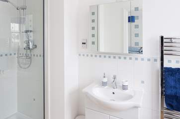 The en suite shower-room for Bedroom 1.