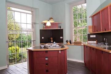 This historic buiding has a wonderful contemporary kitchen with all mod-cons.