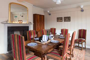 Using the dining-room is a must for a family gathering or celebration.