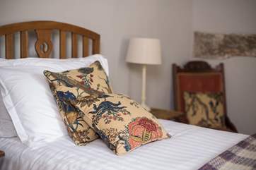 At the same time this room has been made cosy and welcoming.
