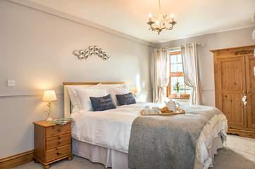 Bedroom One has a super comfy Kingsize bed