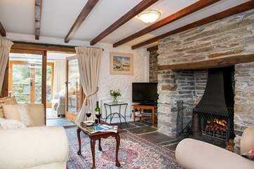 The lounge is really snug and cosy