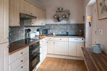 Well equipped kitchen.
