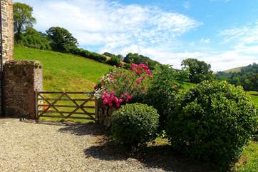 Footpaths lead from the cottage along the valley and down to the river that runs down from the Exmoor National Park.