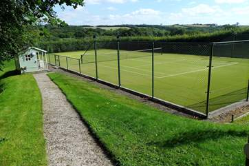 Guests are welcome to use the astro turf tennis court which is shared with the Owner's family.