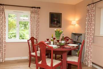 There is plenty of room for the dining table so you can eat in style in this friendly room