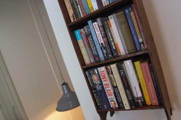 Plenty of books for rainy days.