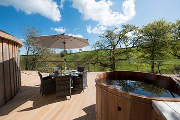 Hot tub heaven.