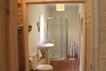 The shower-room.
