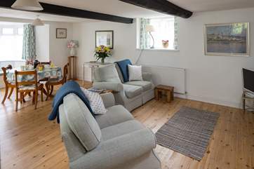 This delightful cottage is surprisingly spacious.