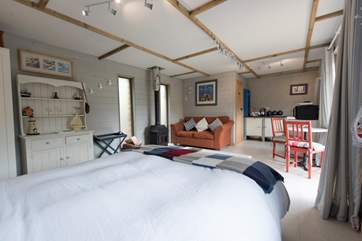 The fabulous open plan living area.