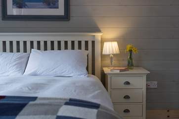 The king-size double bed.