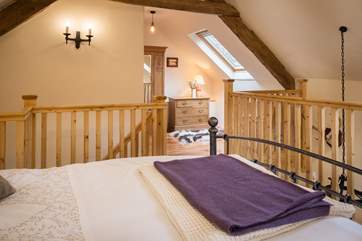 The en-suite shower room is at the far end of this room - to the left.