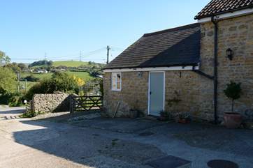 Far-reaching views from the farmyard and gardens.