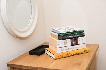 Plenty of books to keep you occupied.
