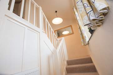 Looking up from the entrance hall.