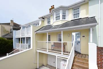 The colonial-style verandah.
