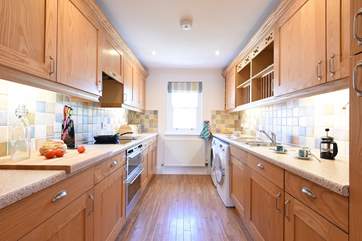 The kitchen.