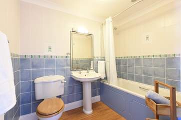 The bathroom.
