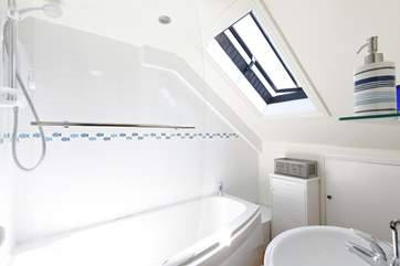 The bathroom.