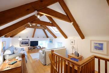 The open plan living-room.