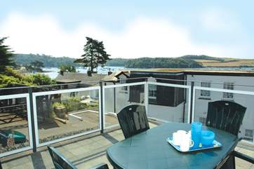 Brackley House has a wonderful balcony.