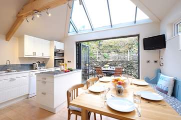 The kitchen.