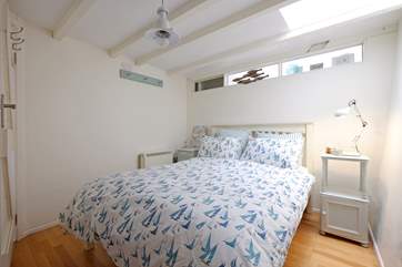 The bedroom.