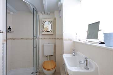 The shower-room.