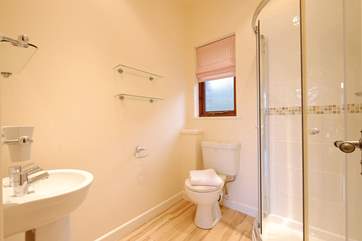 The shower-room.