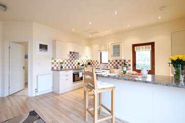 The kitchen.