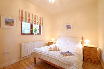 The bedroom.