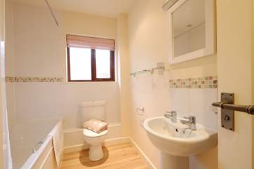 The bathroom.