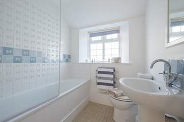 The bathroom.